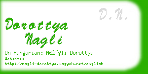 dorottya nagli business card